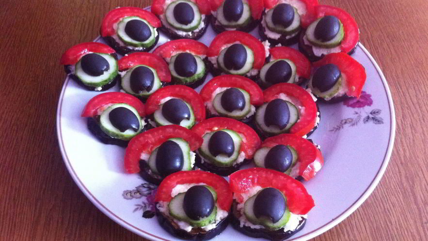 Рецепт оригинальной закуски из баклажанов