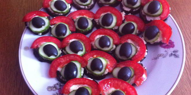 Рецепт оригинальной закуски из баклажанов