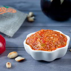 Рецепт Баклажанно-перечного паштет с орехами