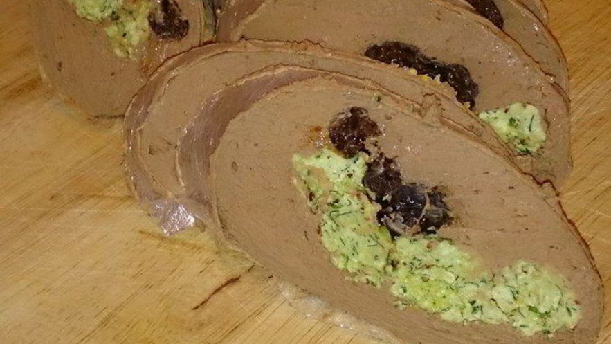 Рецепт фаршированного паштета из куриной печени