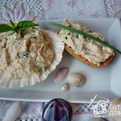 Рецепт Фигуристого паштета из трески и творога