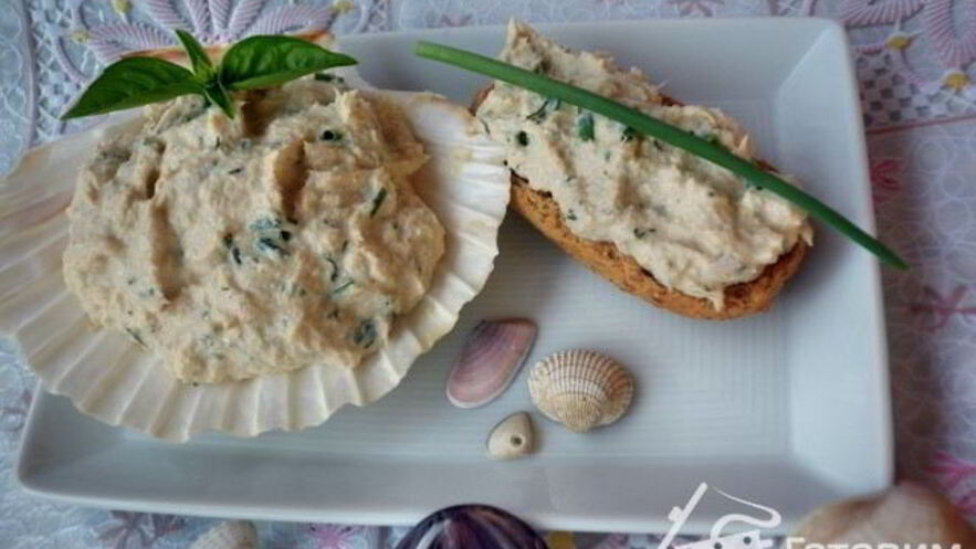 Рецепт фигуристого паштета из трески и творога