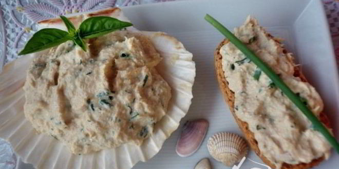 Рецепт фигуристого паштета из трески и творога
