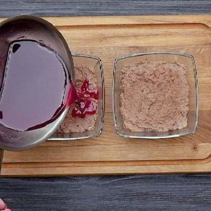Рецепт Куриного паштета под гранатовым желе