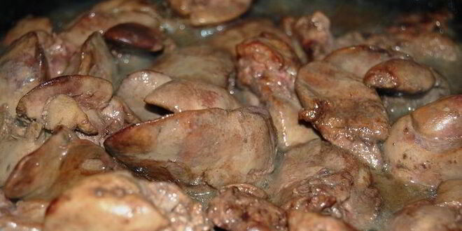 Рецепт нежного паштета из куриной печени с грибами