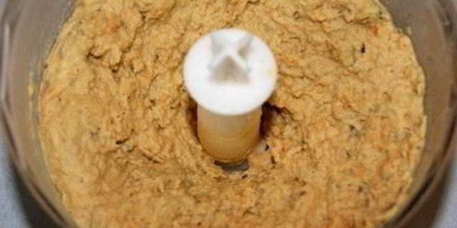 Рецепт паштета из чечевицы, моркови и орехов