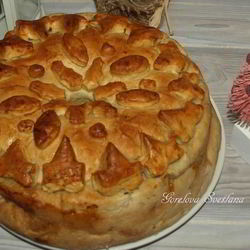 Рецепт Паштета из индейки с грибами, запеченный в хлебной корочке