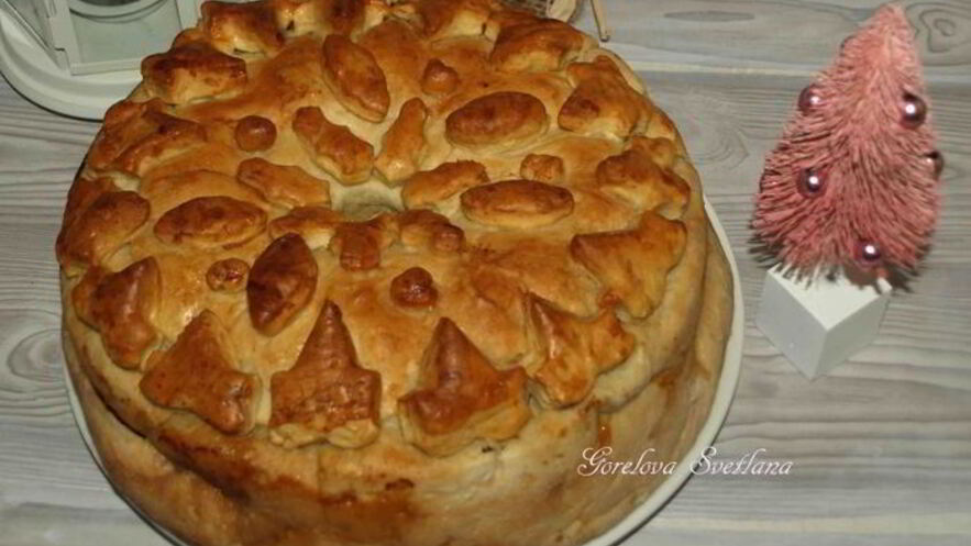 Рецепт паштета из индейки с грибами, запеченный в хлебной корочке