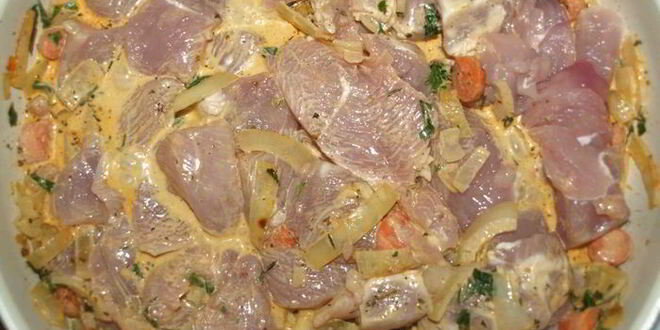 Рецепт паштета из индейки с грибами, запеченный в хлебной корочке