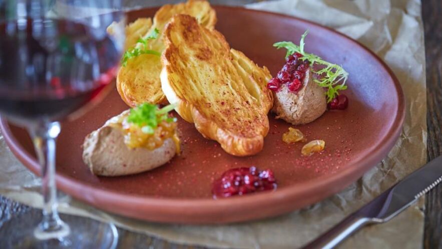 Рецепт паштета из куриной печени с круассаном