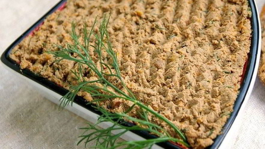 Рецепт паштета из куриной печени с лисичками