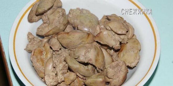 Рецепт паштета из куриной печени с лисичками