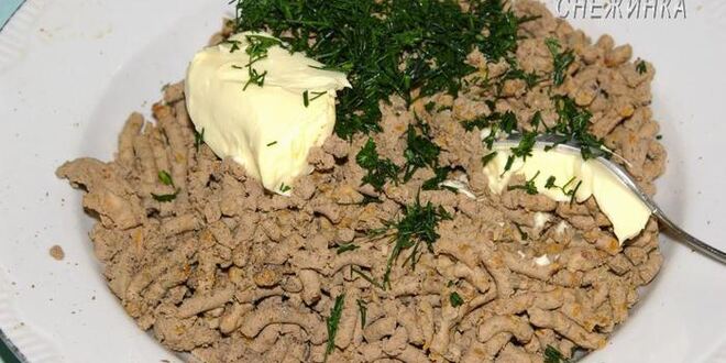 Рецепт паштета из куриной печени с лисичками