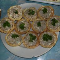 Рецепт Паштета из куриной печени в тарталетках