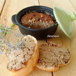 Рецепт Паштета из куриной печенки и мартини