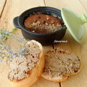 Рецепт Паштета из куриной печенки и мартини
