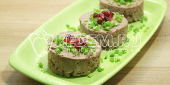 Рецепт паштета из печени новогодний