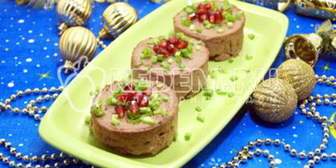 Рецепт паштета из печени новогодний