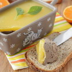 Рецепт Паштета из печени с апельсиновым желе