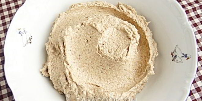 Рецепт паштета из шампиньонов с грецкими орехами