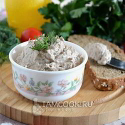 Рецепт Паштета из тунца и сливочного сыра