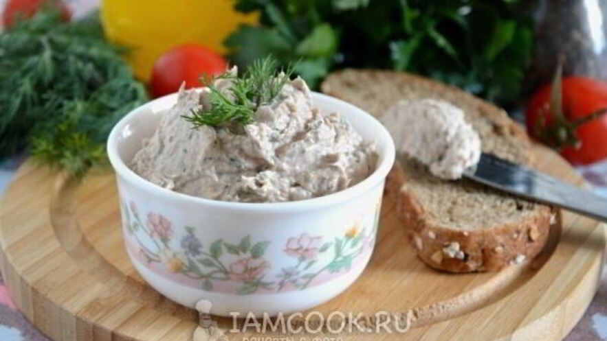 Рецепт паштета из тунца и сливочного сыра