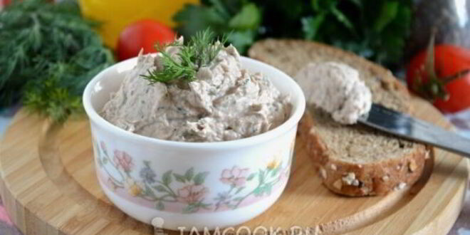 Рецепт паштета из тунца и сливочного сыра