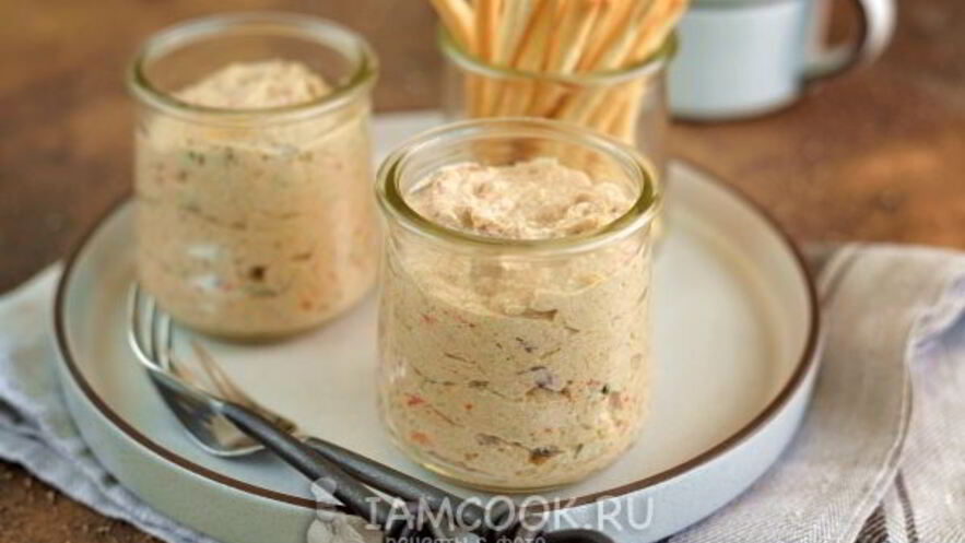 Рецепт паштета из жареных баклажанов с творогом