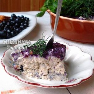 Рецепт Паштета куриного с черникой