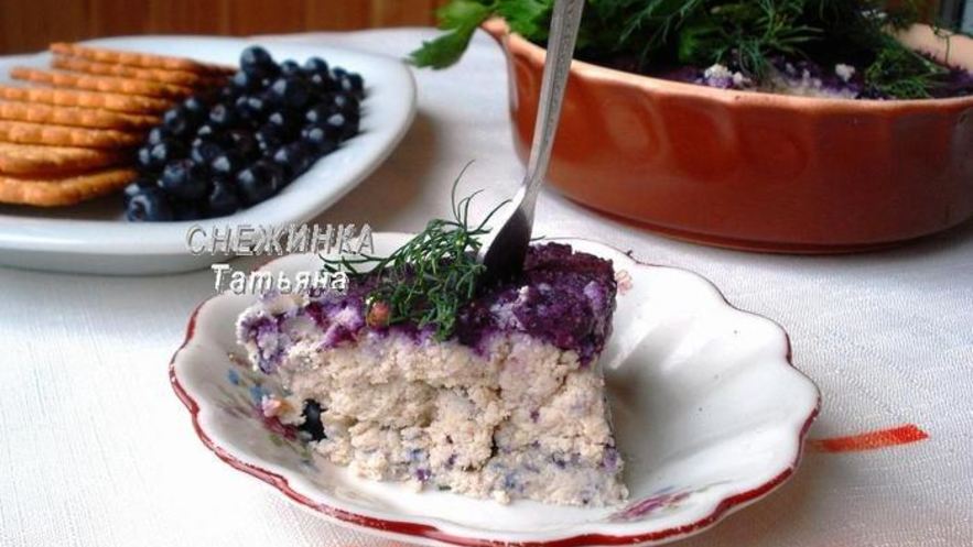 Рецепт паштета куриного с черникой