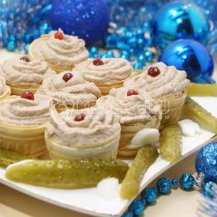 Рецепт Паштета рыбного Нежные корзинки