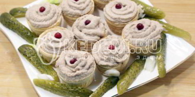 Рецепт паштета рыбного нежные корзинки