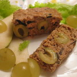 Рецепт Паштета с фруктовым салатом