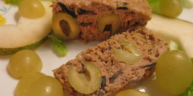 Рецепт паштета с фруктовым салатом