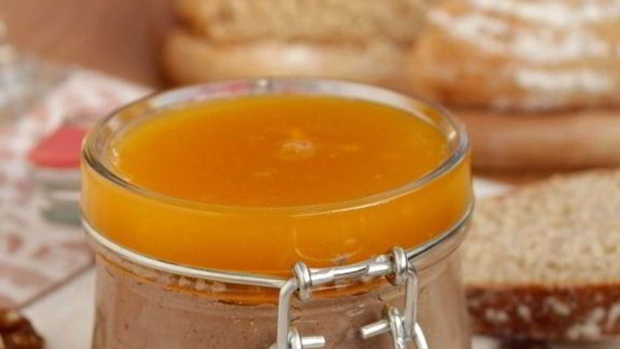 Рецепт паштета с облепиховым желе