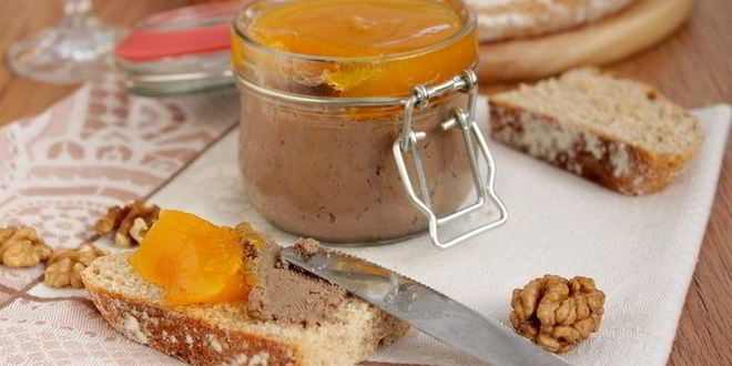 Рецепт паштета с облепиховым желе