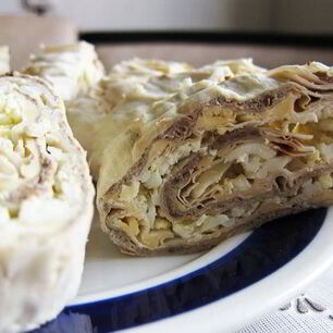 Рецепт Печеночного паштета из говяжьей печени в лаваше