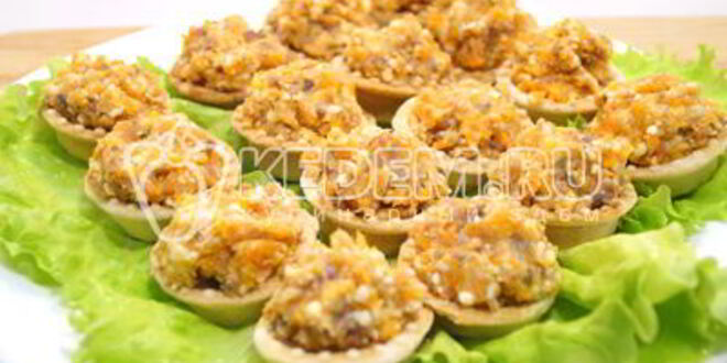 Рецепт рыбного паштета в тарталетках