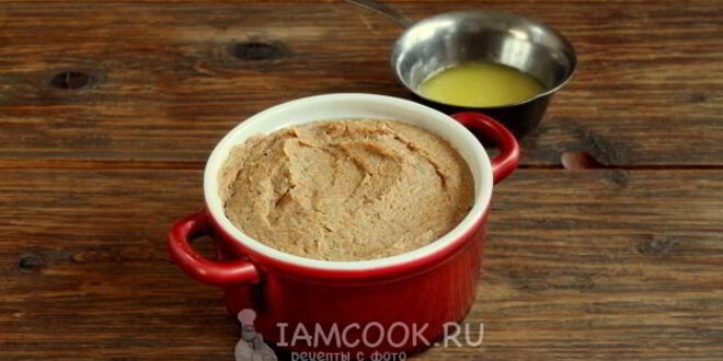 Рецепт свиного паштета