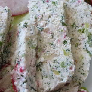 Рецепт Творожного паштета с редисом