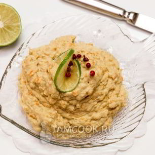 Рецепт Яичного паштета с печенью трески и овощами