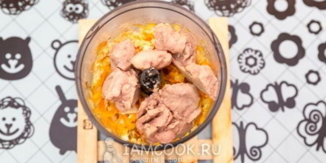 Рецепт яичного паштета с печенью трески и овощами