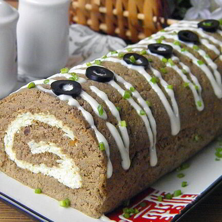 Рецепт Печеночного рулета