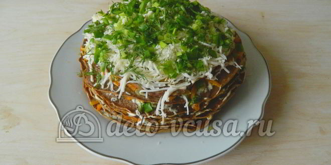 Рецепт печеночного торта из свиной печени