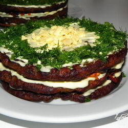 Рецепт Печеночного тортика