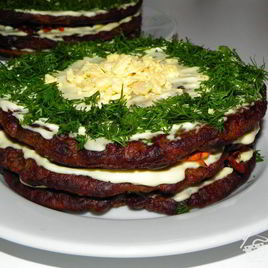 Рецепт Печеночного тортика