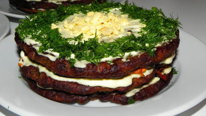 Рецепт Печеночного тортика