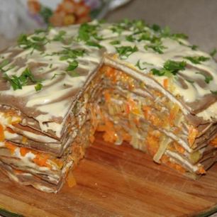 Рецепт Торта из куриной печени