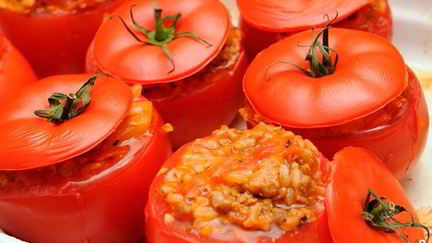 Рецепт Помидоров, фаршированных фаршем
