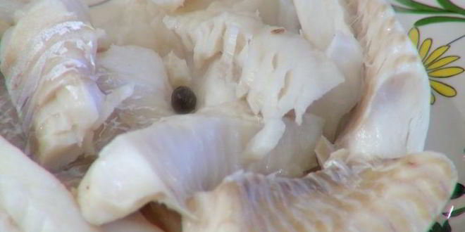 Рецепт помидоров, фаршированных треской и картофелем